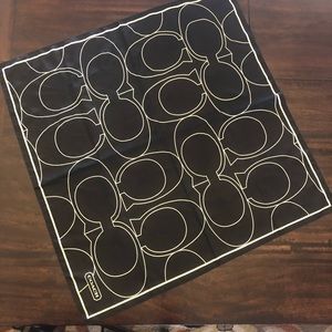 COACH silk scarf